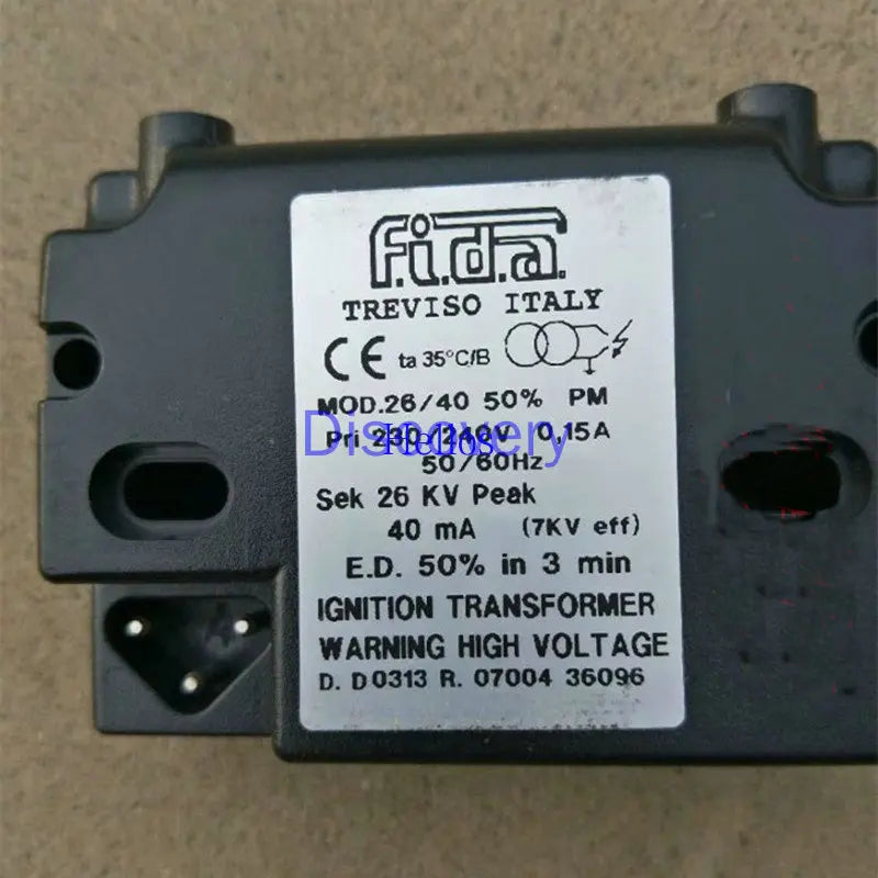 FIDA Ignition Transformer MOD26/4826/4026KV48MA Single Stage Bipolar Ignition High Voltage Pack Zpaxo