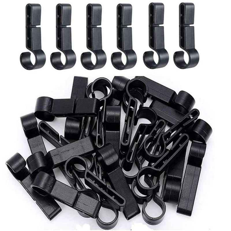 Wholesale Plastic Helmet Clips Attachment Head Light Clamps Black
