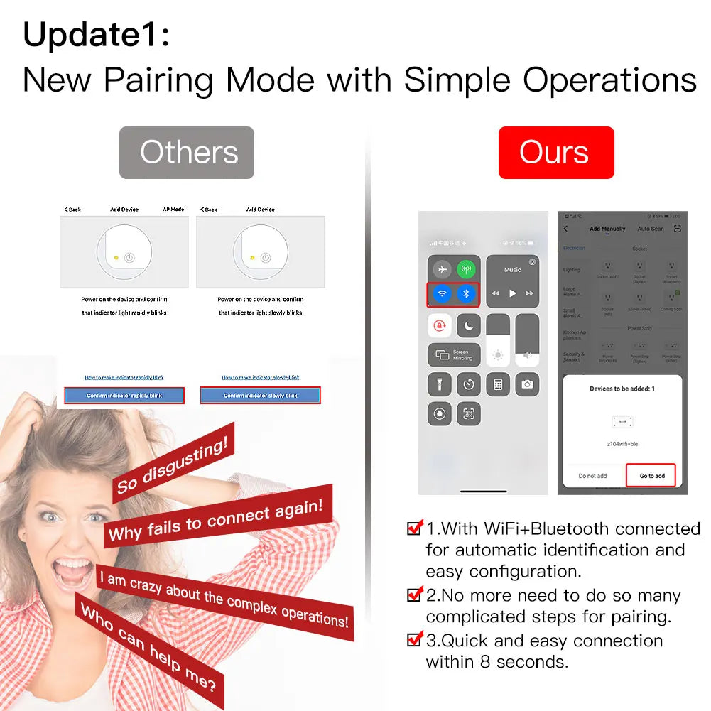 Light Switch Module Wifi Dimmer DIY RF 433 Mhz Relay Automation Wireless Remote Control Smart Life Tuya Alexa Google Home Mose Zpaxo