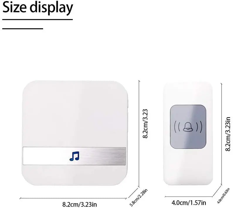 AC90-250V Smart Indoor Doorbell Chime Wireless WiFi Door Bell App Control for M3 Protocol 433 Zpaxo