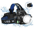 POCKETMAN LED Headlamp 25000LM Zoomable Waterproof USB 18650