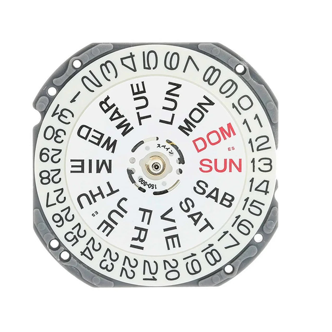 Dual Calander Japan SII TMI VJ43 3Hands Quartz Watch Replacement