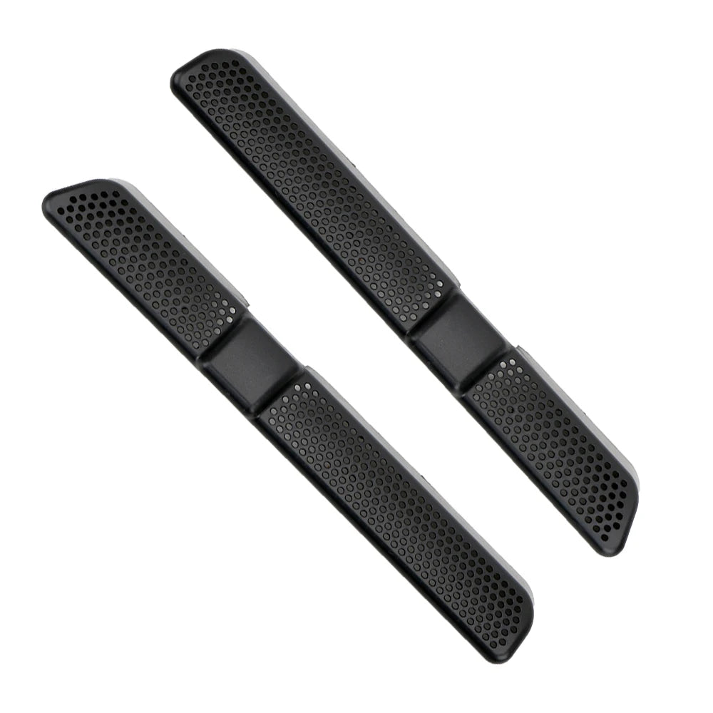 2pcs Car Air Vent Covers Protector Air Conditioner Duct Outlet Exhaust Under Seat Mounting Auto Accessories For VW Touran Tiguan Zpaxo black