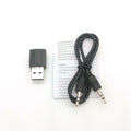 TV Bluetooth-Compatible 5.0 Receiver Transmitter 2 In 1 Wireless Adapters USB Adapter for PC Car Kit with Button Switch Zpaxo Black Bluetooth v5.0