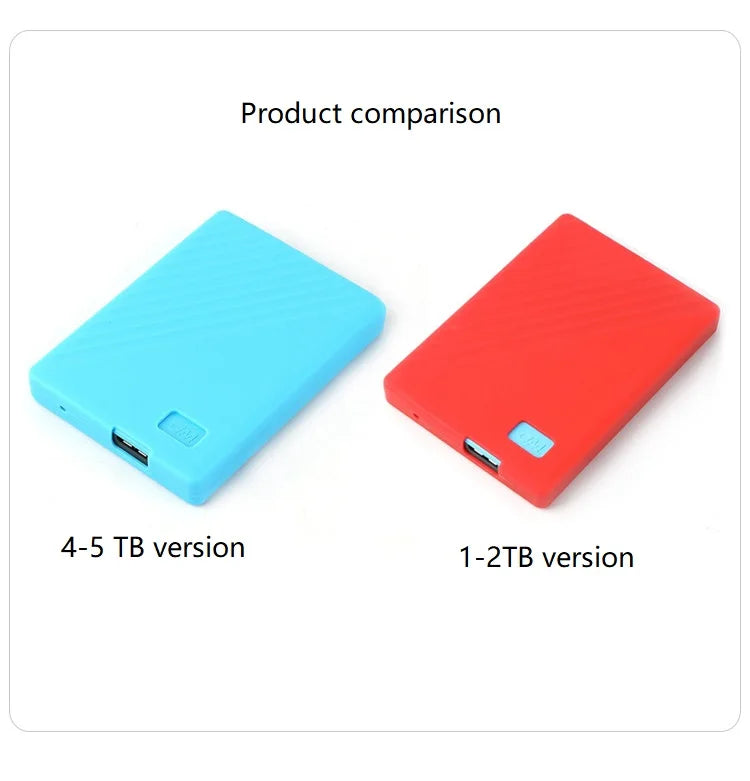 Portable Hard Drive Soft Silicone Cover Protect Sleeve Skin Case WD Zpaxo