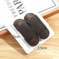 Fluffy BB Hair Clip For Women 2 Pieces/Set BB Hair Clip Hair Fluffy Mat Roots Pad Sponge Hair Care & stereotypes Styling Tools Zpaxo Coffee 2Pcs