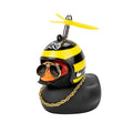 Car Cute Duck Helmet Broken Wind Small Yellow Bike Motorcycle Riding