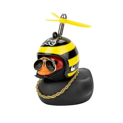 Car Cute Duck Helmet Broken Wind Small Yellow Bike Motorcycle Riding