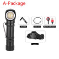 POCKETMAN XHP50 LED Rechargeable Flashlight & Magnetic Head Torch