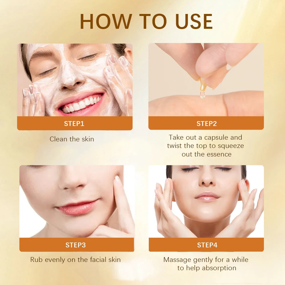 Retinol Capsules Face Serum – 30pc Anti-Aging Moisturizer Retinol Face Serum Zpaxo