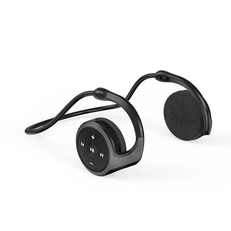 Bluetooth Headphones MP3 Player Headsets FM Radio On-ear Comfort TF Zpaxo Black