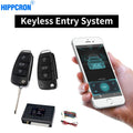 Universal Car Alarm Systems Auto Remote Central Door Lock Keyless APP