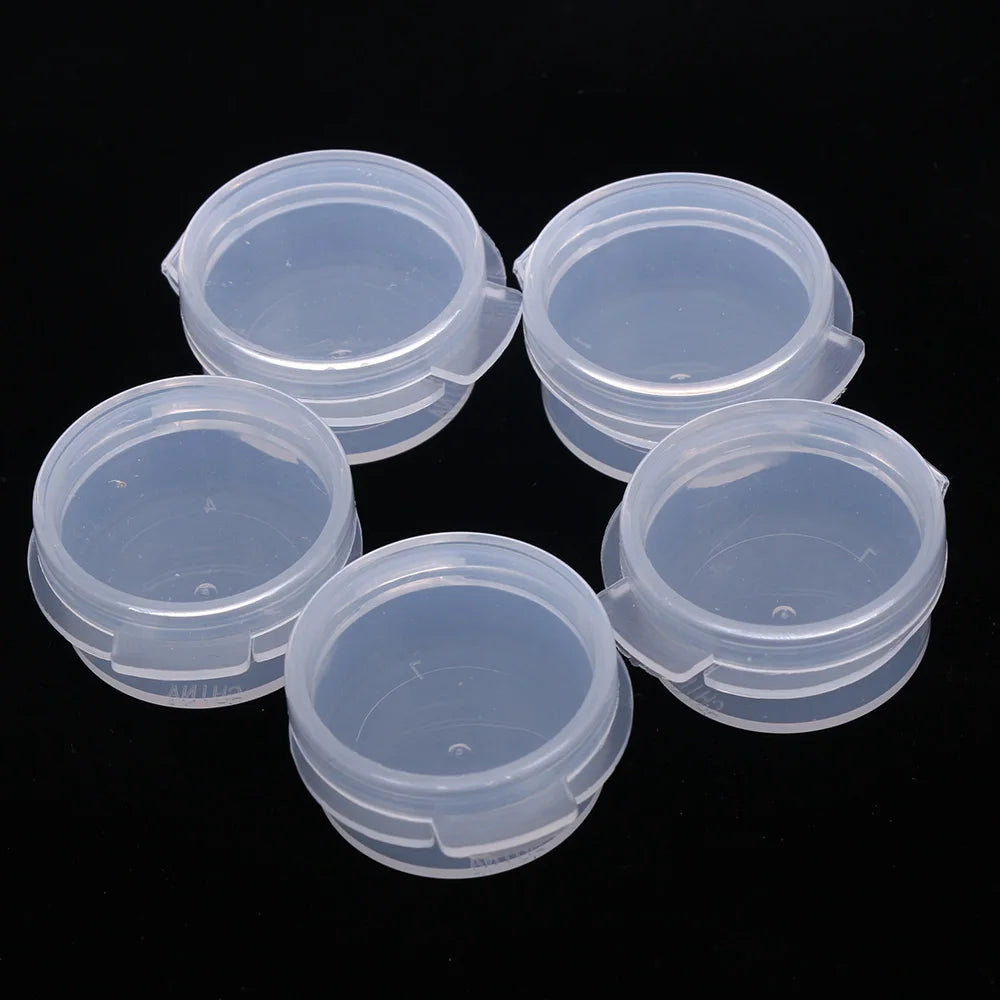 5g Clear Plastic Mini Cosmetic Sample Jars – Cream & Makeup Pots