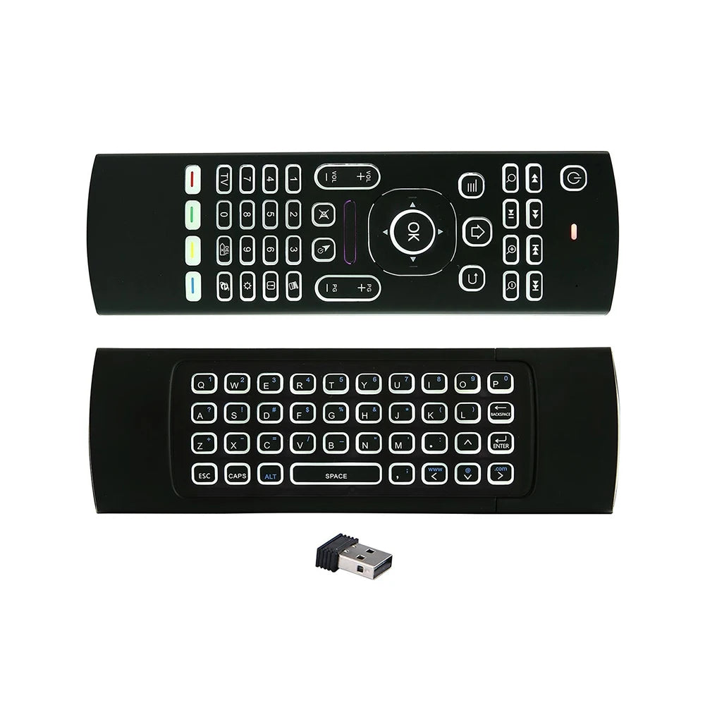 MX3 Backlight Air Mouse Remote Control Wireless Mini Keyboard 2.4Ghz For Android TV Box PC Motion Sensing Gamer Controller Zpaxo