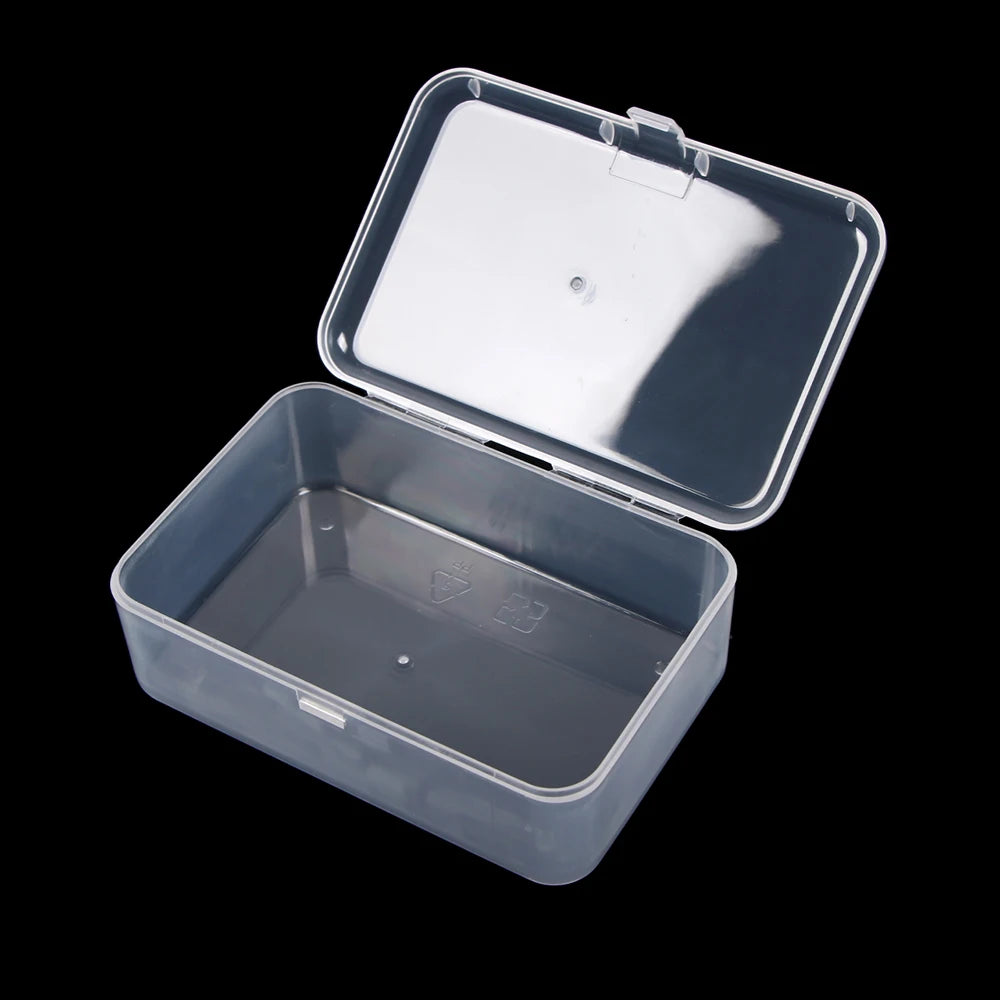 Clear PP Plastic Storage Box with Lid – Dustproof Jewelry Case