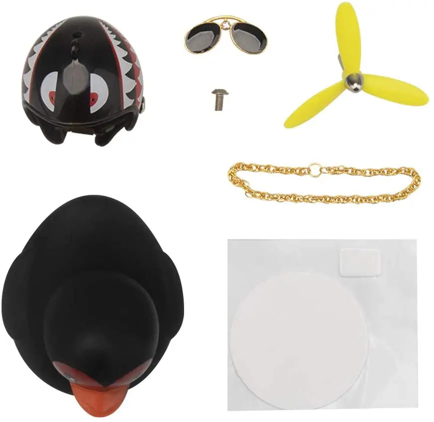 Car Cute Duck Helmet Broken Wind Small Yellow Bike Motorcycle Riding