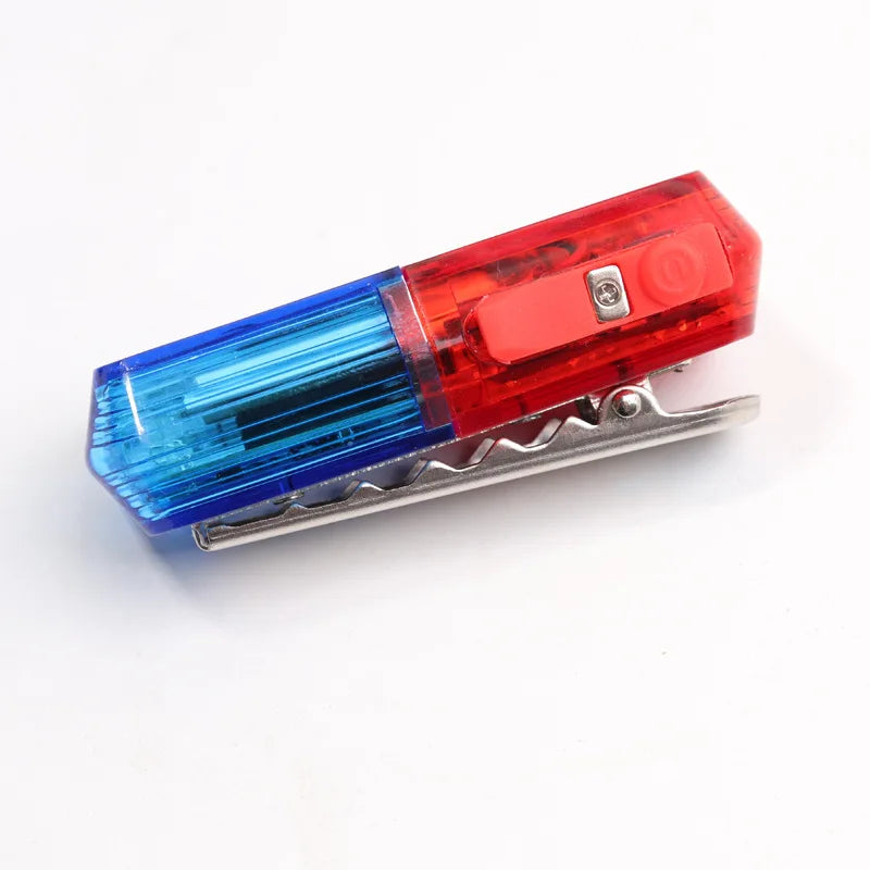LED Rechargeable Shoulder Warning Light – Flashing Safety Clip