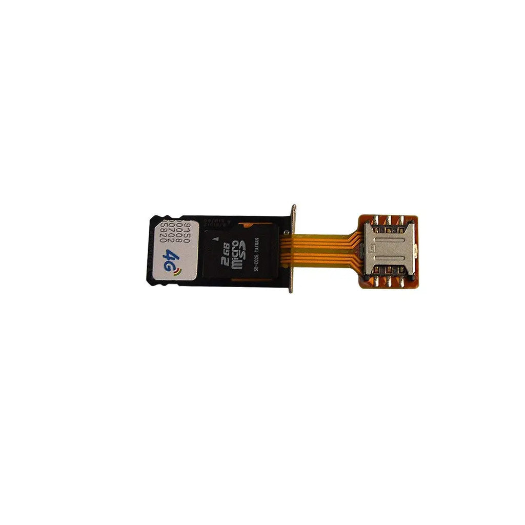 Hybrid Double Dual SIM Card Micro SD Adapter Android Phone Extender