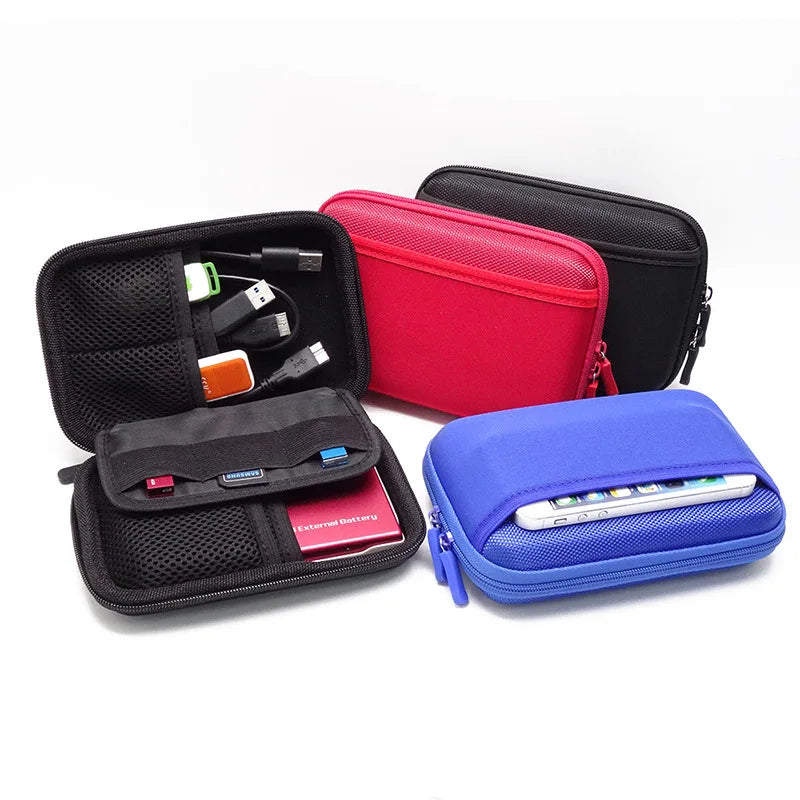 Cable Organizer Bag Headphones Case Power Bank Electronic Gadget USB Zpaxo
