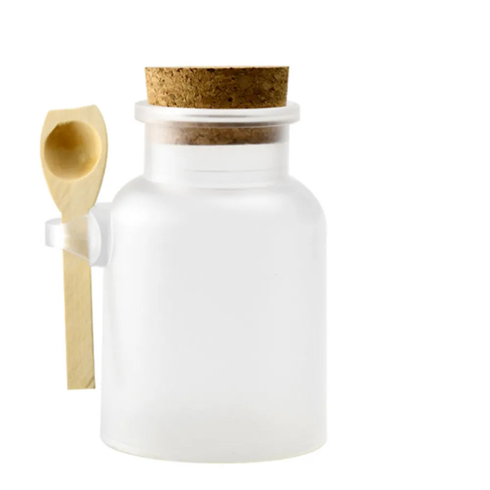 Round Matte Cosmetic Jars with Cork Lid | 100–500ml Storage Cosmetic Storage Jar Zpaxo