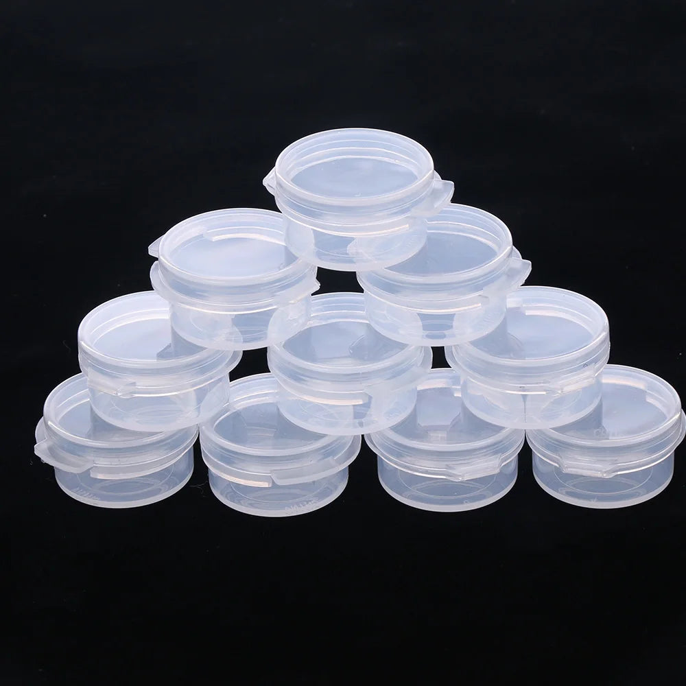 5g Clear Plastic Mini Cosmetic Sample Jars – Cream & Makeup Pots
