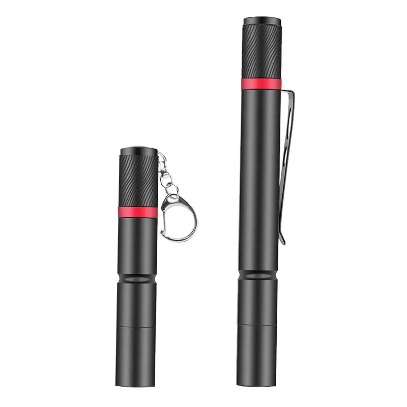 POCKETMAN Mini LED Pen Light Keychain Torch – AAA Flashlight