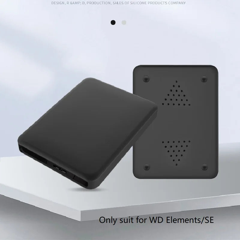 Portable Hard Drive Soft Silicone Cover Protect Sleeve skin 4TB 5TB Case for WD Elements SE Zpaxo