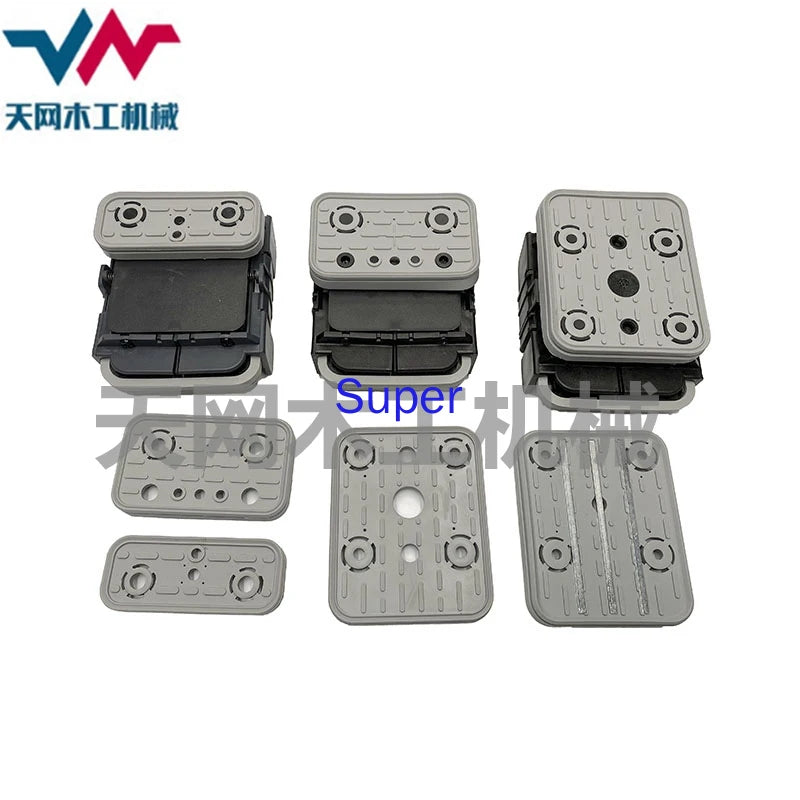 CNC Machining Center Suction Cup Adsorption Block Rubber Metal Strip Zpaxo
