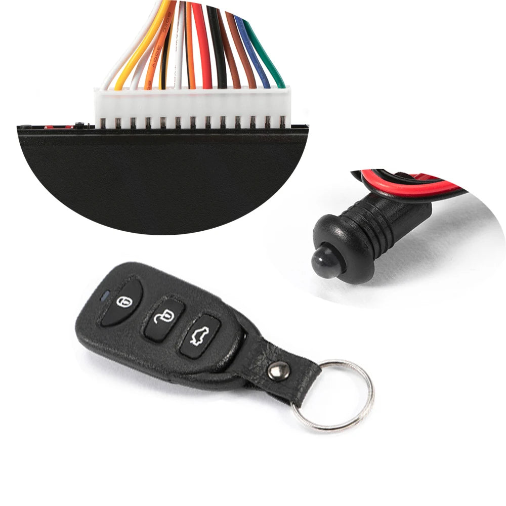 Universal Car Alarm Systems Auto Remote Central Door Lock Keyless APP