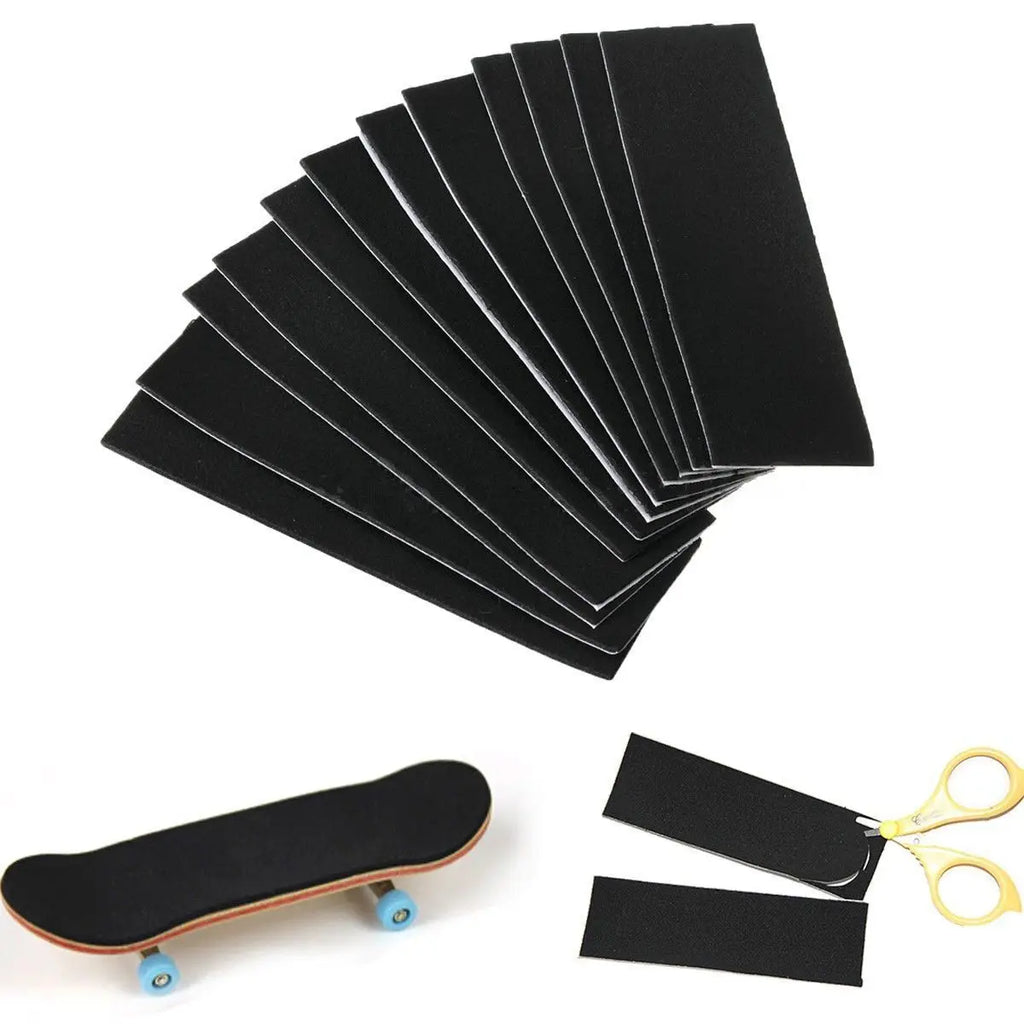 Wholesale Lot 12 Wooden Fingerboard Deck Uncut Sandpaper Grip Tape