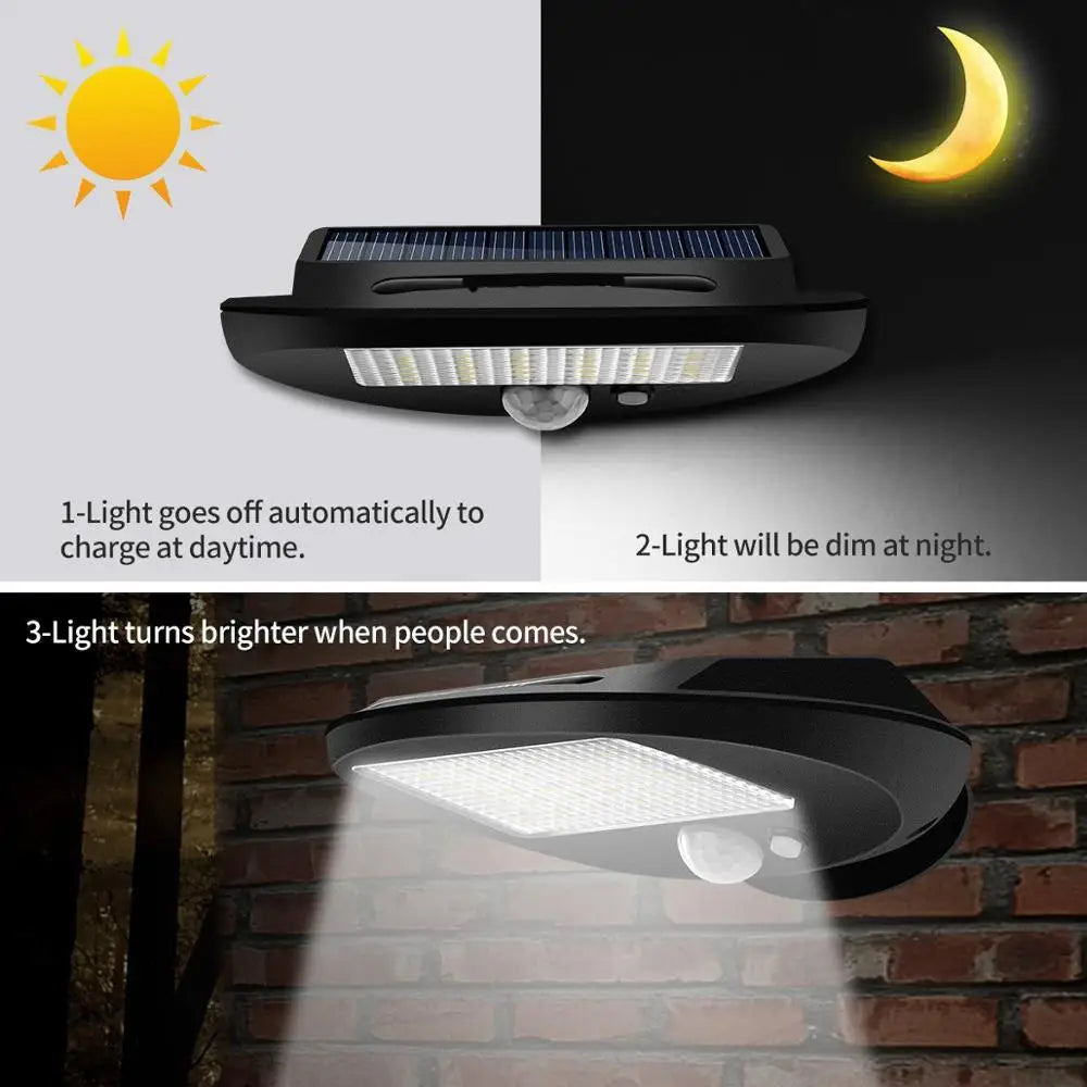 Solar Lights 30LED Waterproof Motion Sensor Powered Detector Garden Zpaxo