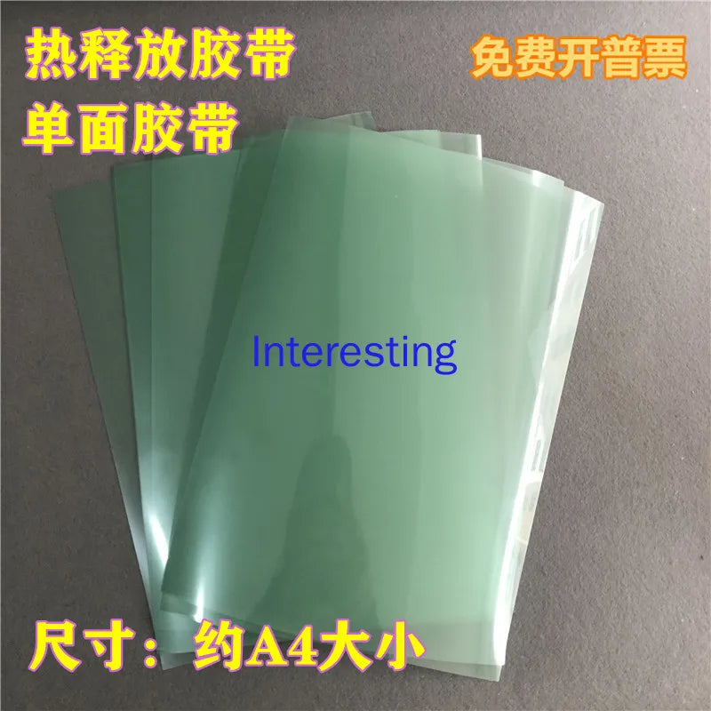 Thermal Release Tape Thermal Release Tape Graphene Film LED Carbon Nanotubes Circle Positioning of Two-dimensional Materials Zpaxo Type5