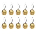 10-Pack Brass Jingle Bells – Christmas DIY Craft & Decor Craft Bell Set Zpaxo 10pcs Other