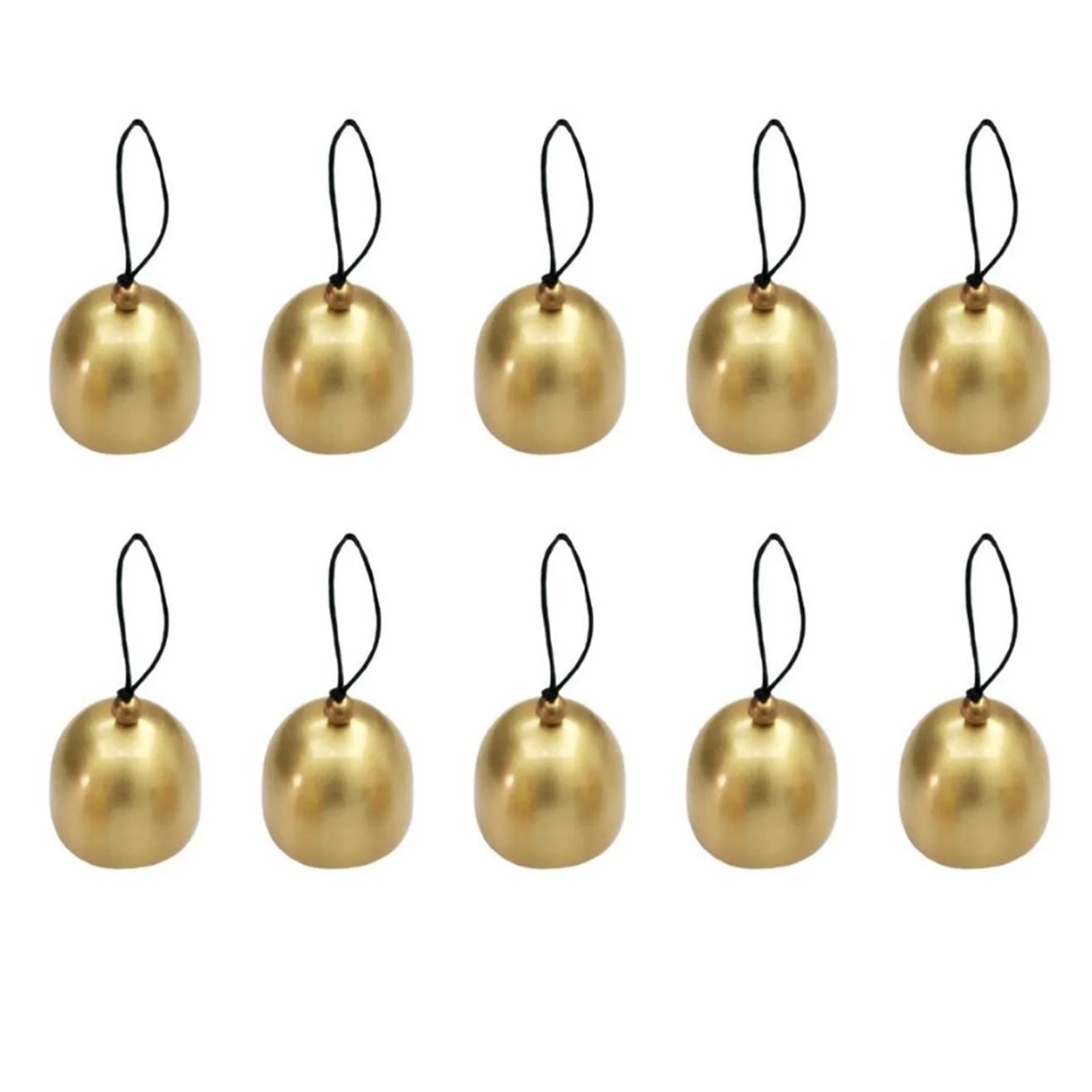 10-Pack Brass Jingle Bells – Christmas DIY Craft & Decor Craft Bell Set Zpaxo 10pcs Other