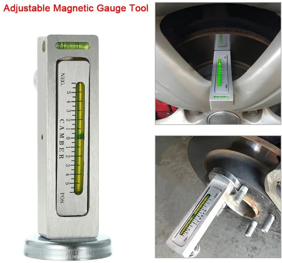 Car Four Wheel Alignment Magnetic Level Gauge Camber Setting Aid Tool