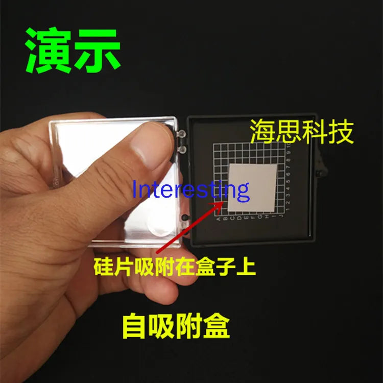LY-5510 Self-adsorption Box Self-suction Box Chip Box Wafer Box Storage Box Plastic Box Zpaxo