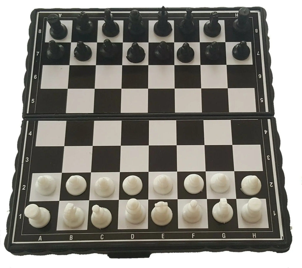 Mini Portable Travel Folding Magnetism Can Play Pocket Plastic Chess