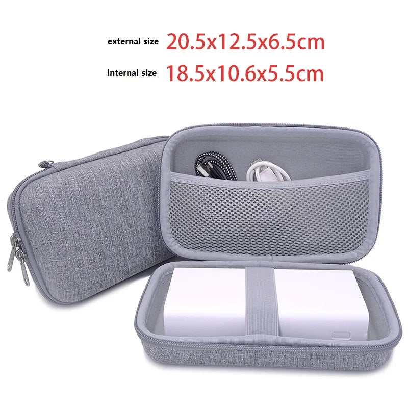 Hard Drive Case Power Bank Portable Charger Capacity 10000mAh Zpaxo