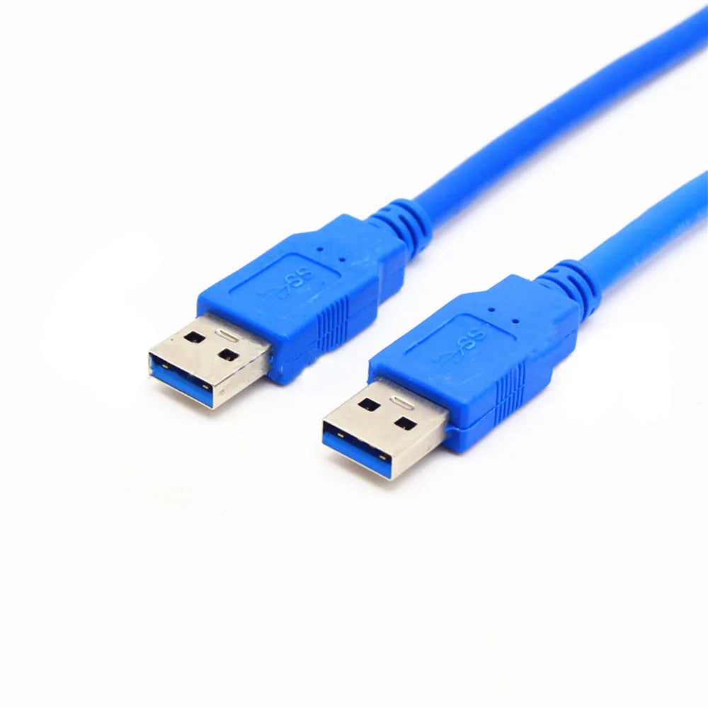 USB3. 0 Male To Male Copper Core Data Cable 5Gbps Fast Transmission High-speed Mobile Hard Disk Radiator Set-top Box Data Cable Zpaxo
