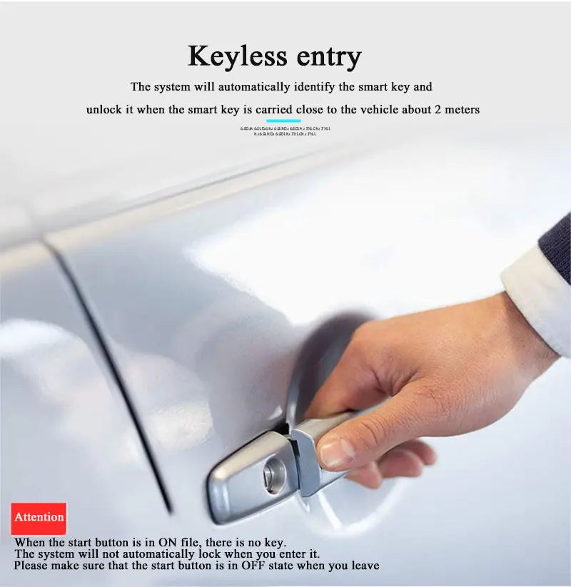 Universal Anti-theft System 12V Remote Start Control Keyless Entry