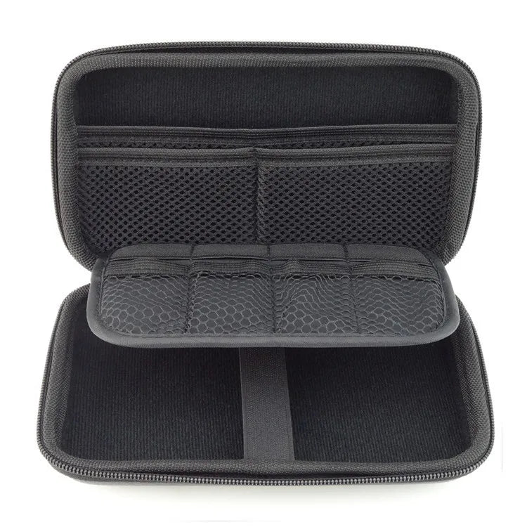 2.5 inch 3 Colors Large Cable Organizer Bag Carry Case HDD USB Flash Drive Memory Card Phone Power Bank 3DS Zpaxo