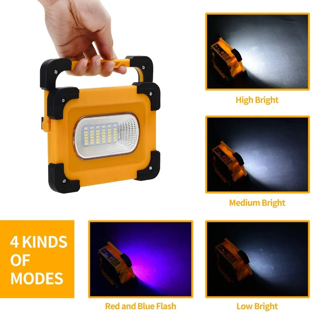 USB Rechargeable Solar Camping Lights Outdoor Emergency Waterproof Zpaxo