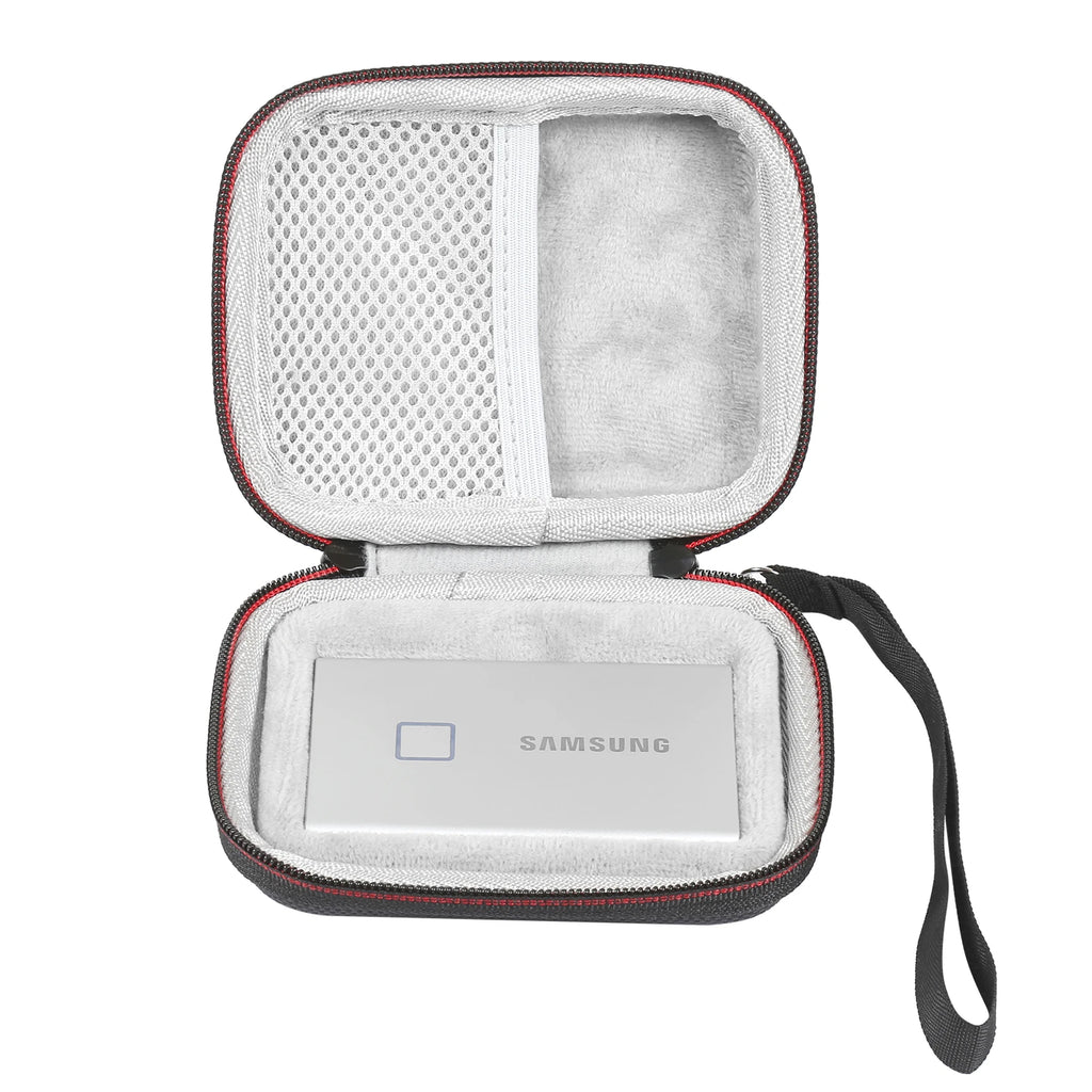 Portable SSD 250GB 500GB 1TB 2TB USB 3.1 Type C Hard Eva Shockproof Carry Cover Case for Samsung T7 / T7 touch Zpaxo