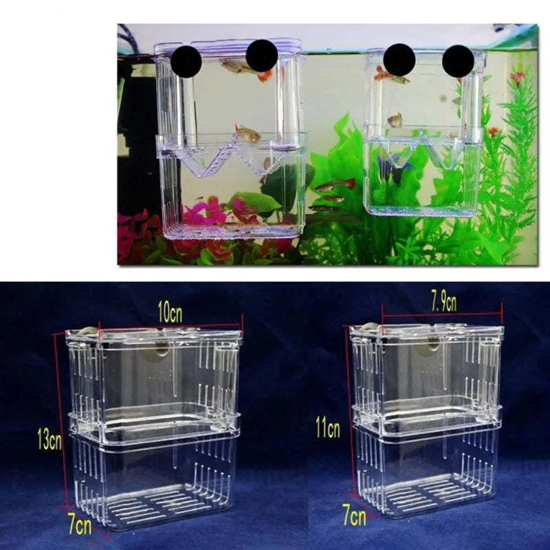 Multifunctional Clear Fish Breeding Isolation Box Aquarium Breeder