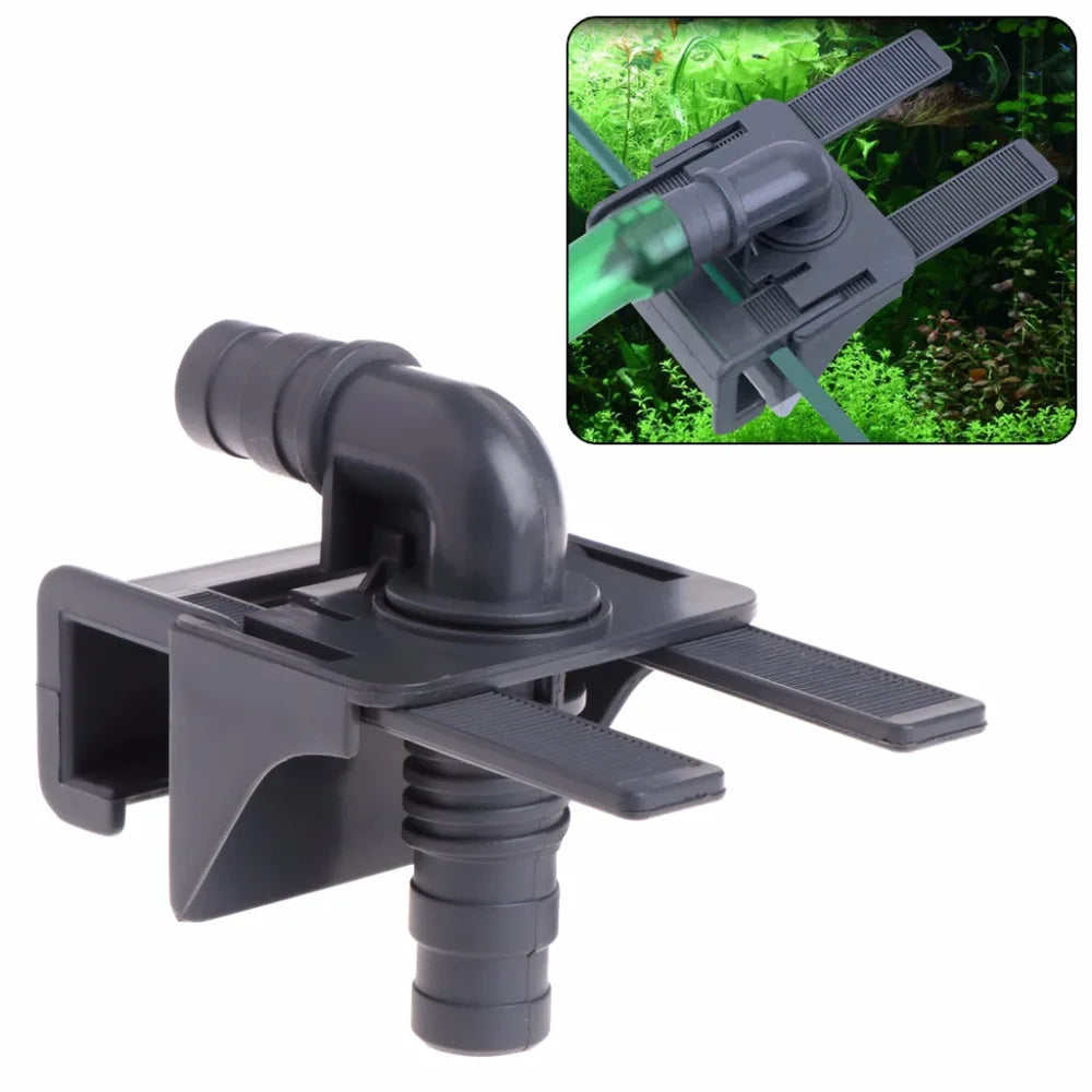 Aquarium Water Pipe Connector Fish Tank Mount Holder Inflow Outflow Stretchable Aquarium Accessories Zpaxo Default Title