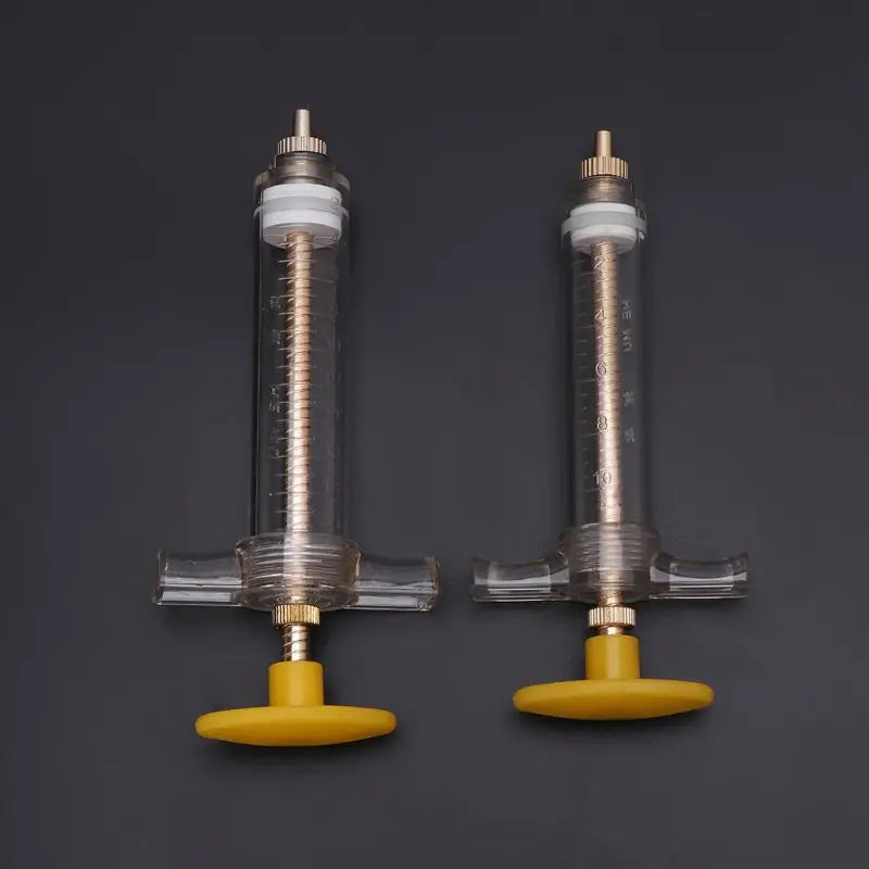 10/20ml Parrot Chick Feeder Copper Head Syringe Hose Birds Feeding Syringe Injector Supplies Bird Feeders Zpaxo