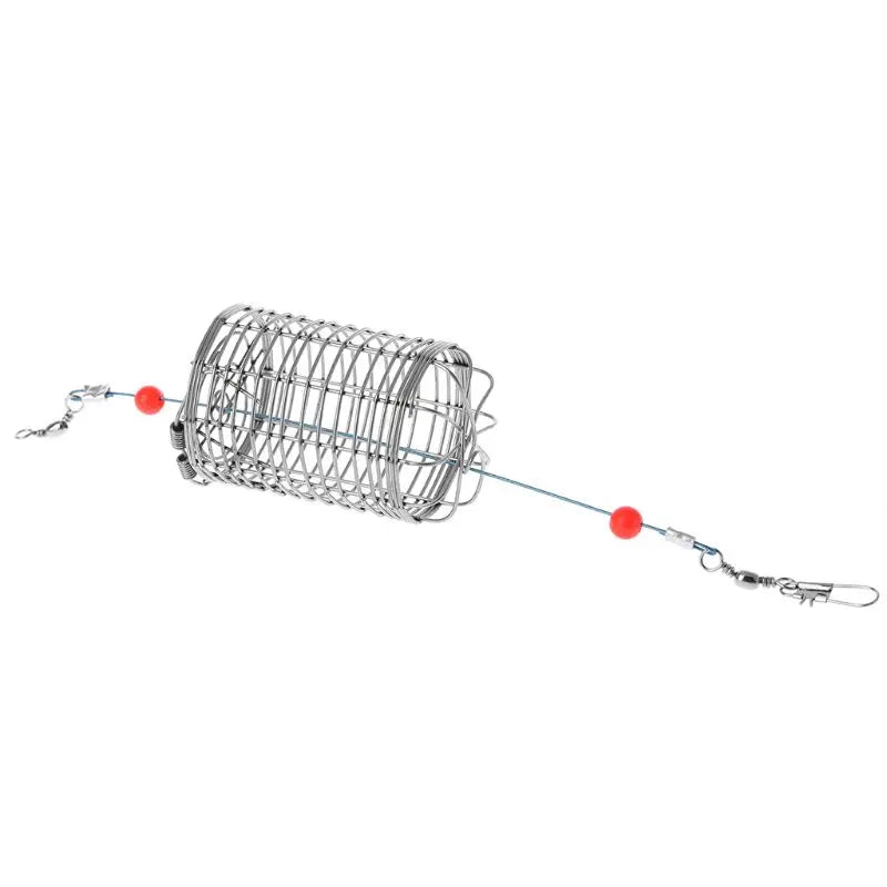 Aquarium Shrimp Small Bait Feeder Cage Dry Spinach Feeding Basket Stainless Steel Cage for Fish Floating Food Zpaxo