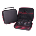 Carrying Case Hard Drive Disk Wifi HDD SSD Cable Pen Zipper Zpaxo black