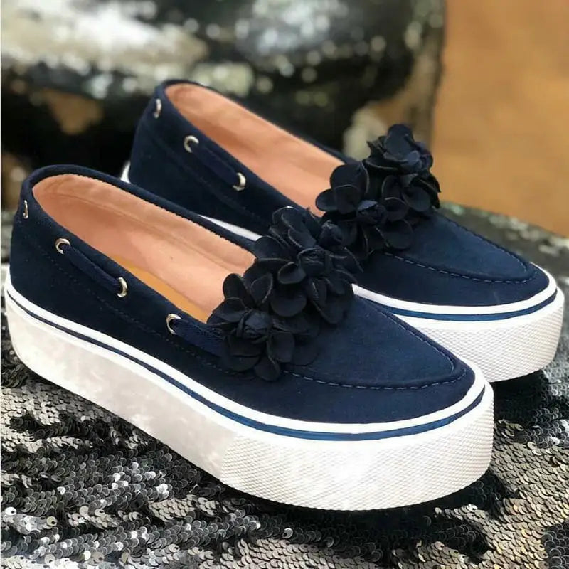 Espadrilles Women Flats Shoes Autumn Fashion Slip On Casual Ladies Shoes thick bottom Lazy Loafers Female Espadrilles Zpaxo