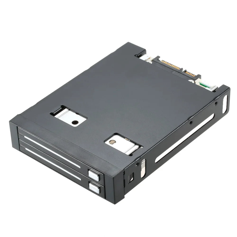 Dual Bay 2.5" Inch SATA III Hard Drive HDD & SSD Tray Caddy Internal Mobile Rack Enclosure Docking Station Hot Swap for desktop Zpaxo